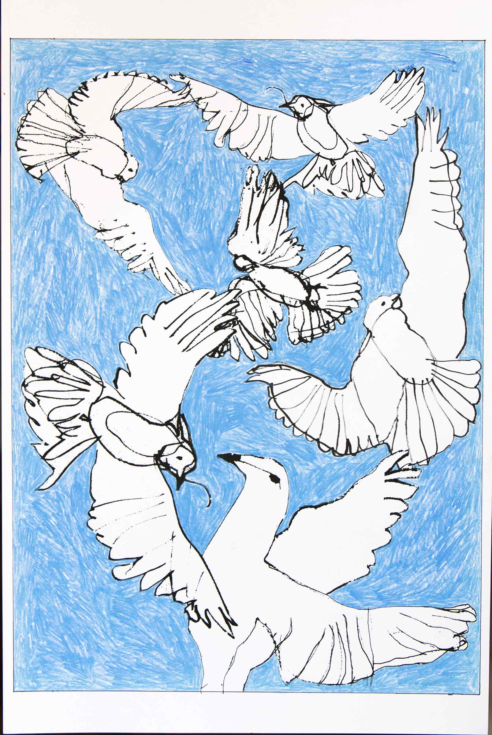 Birds poster by Freda Guttman